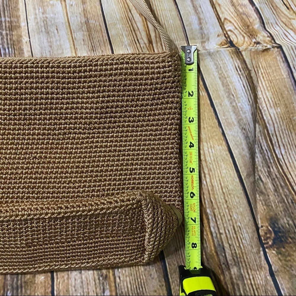 The Sak Tan Beige Woven Zipper Shoulder Bag - Picture 4 of 7